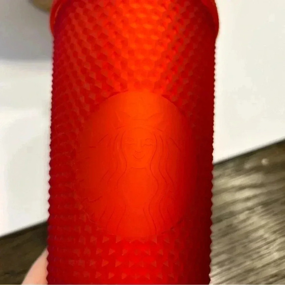 Starbucks‎ 2020 Studded Holiday Tumbler, 24oz - Matte Red- no straw - Picture 3 of 7